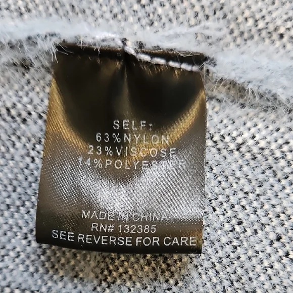 Love Token Blue Coat with Windowpane Plaid Design Sz Xlg - Picture 7 of 8